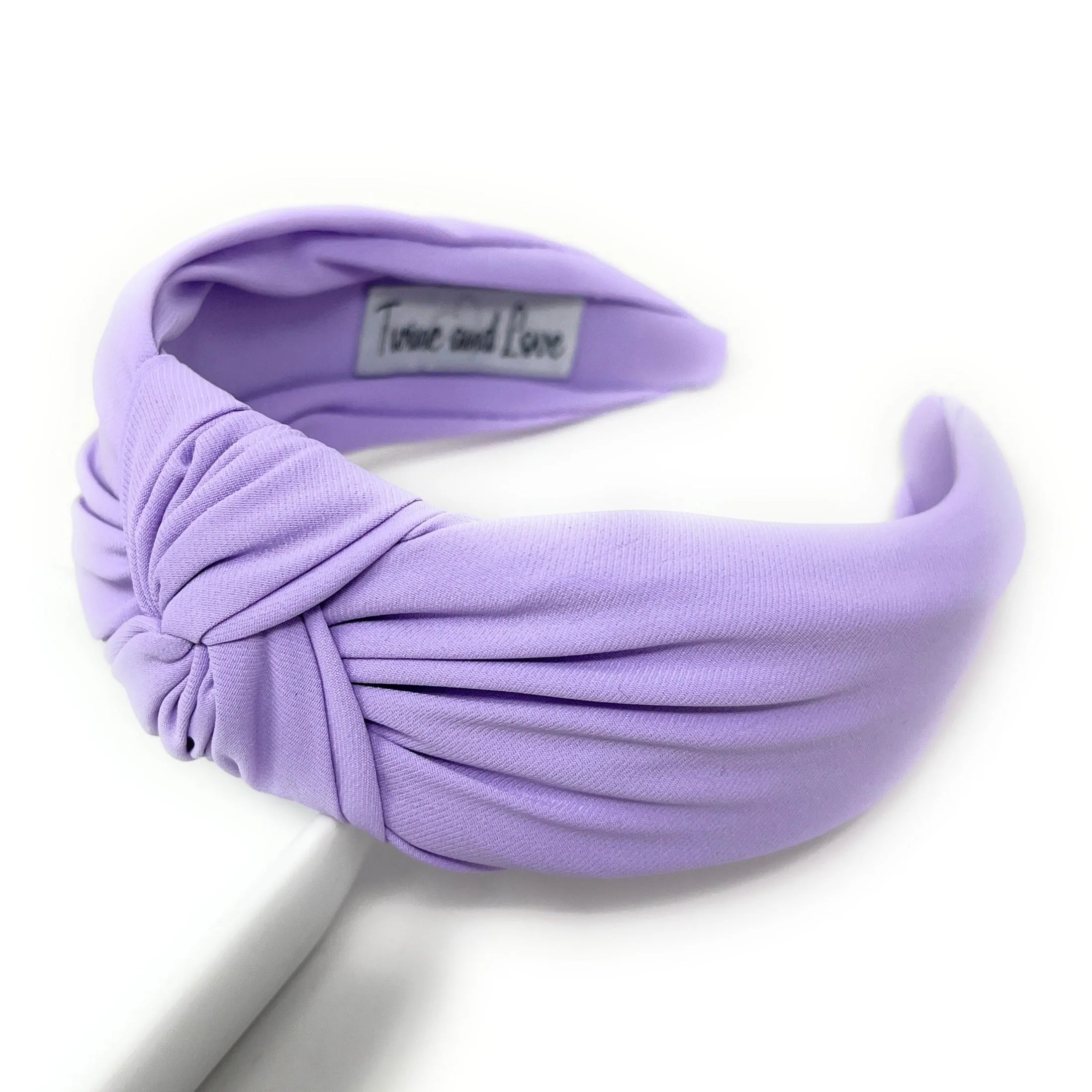 Lavender Wide Knotted Headband