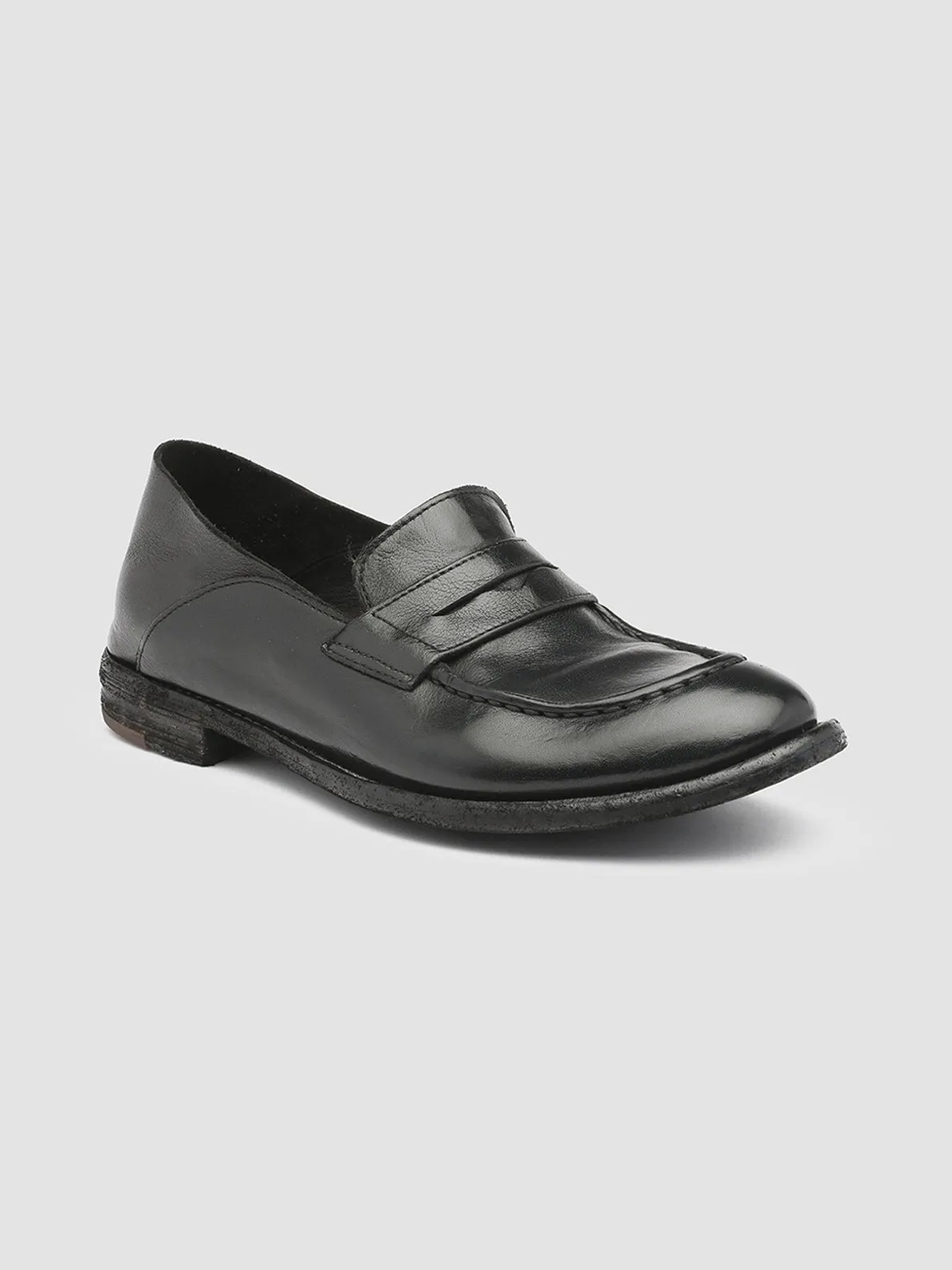 LEXIKON 516 - Black Leather Loafers