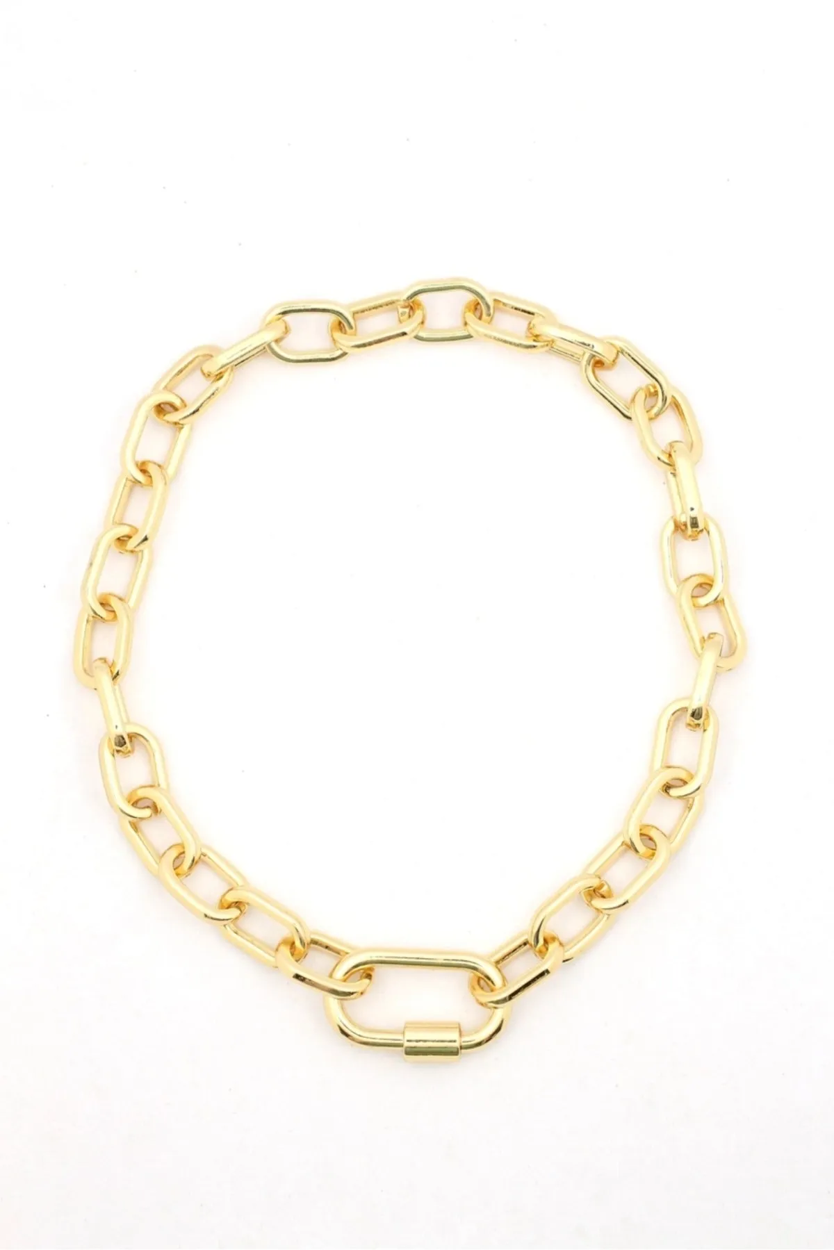 Luxe Link Enamel Chain Necklace