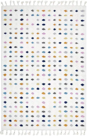 Madrid 150cm x 80cm Polka Dot Pattern Rug - Multi Colour