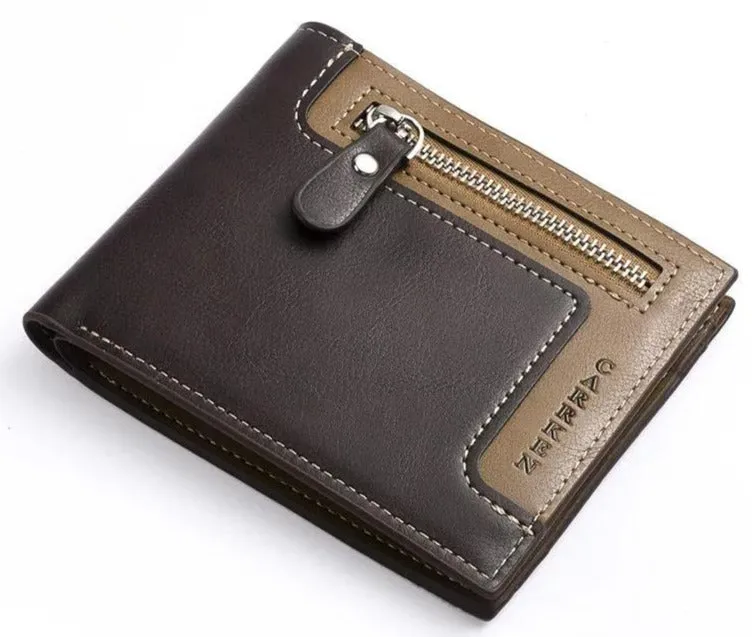 Men Bifold two-tone Wallet