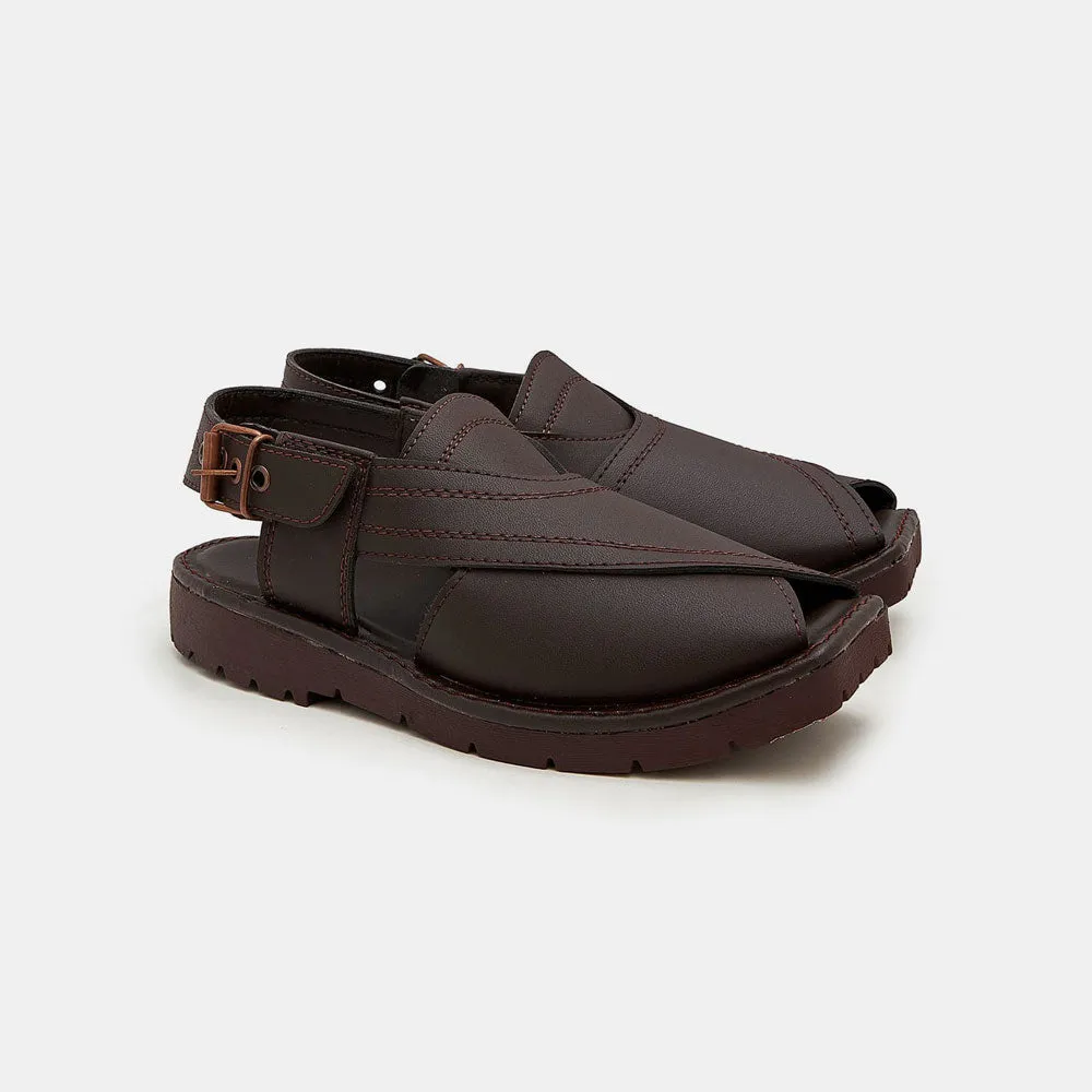 Men's Bartica Double Stitch Design Peshawari Chappal