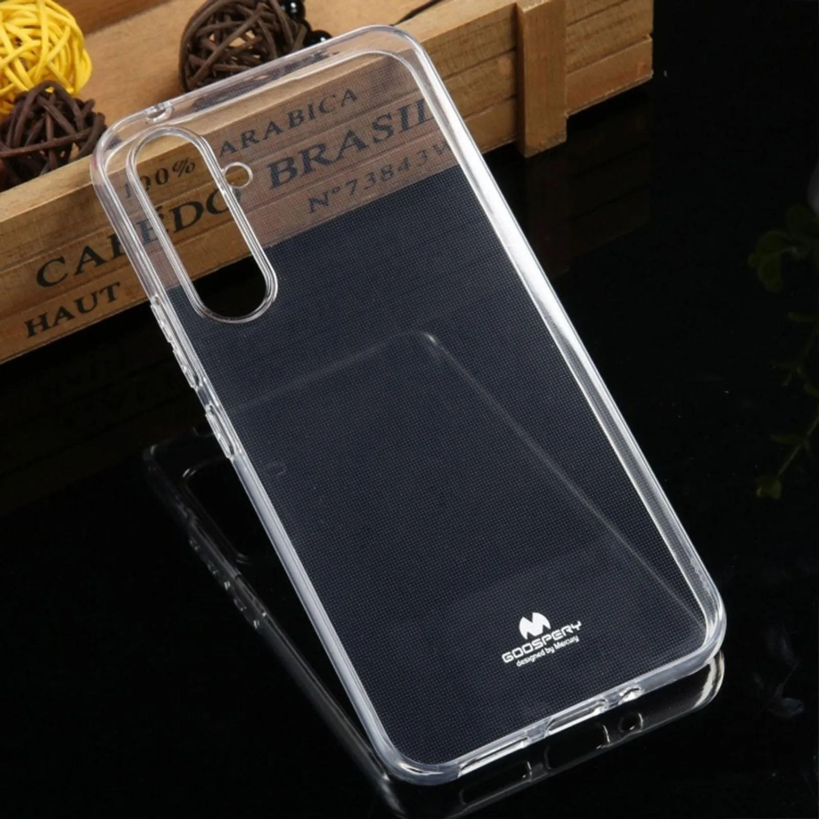 Mercury Transparent Jelly Case Cover for Samsung Galaxy A35 5G