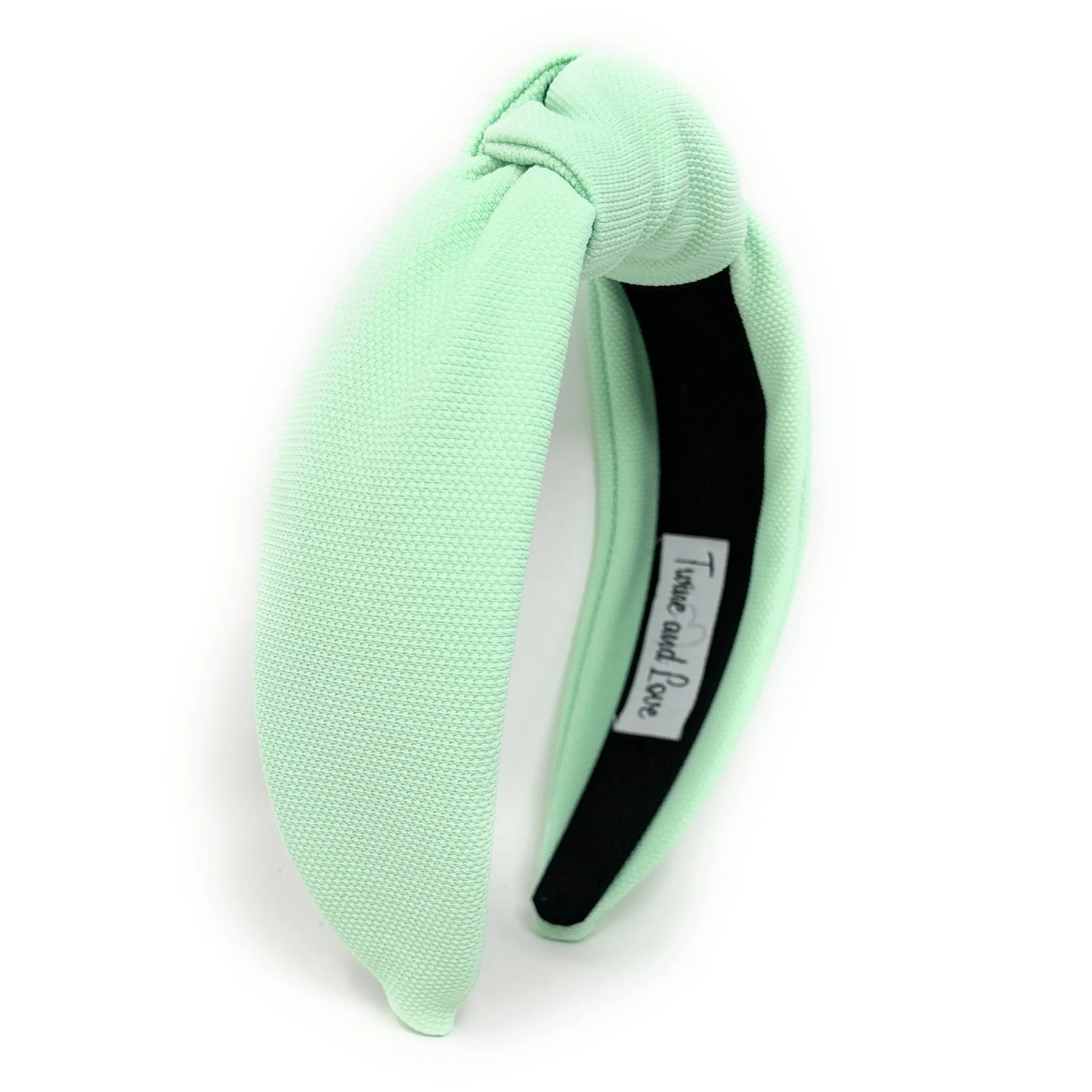 Mint Solid Color Knotted Headband