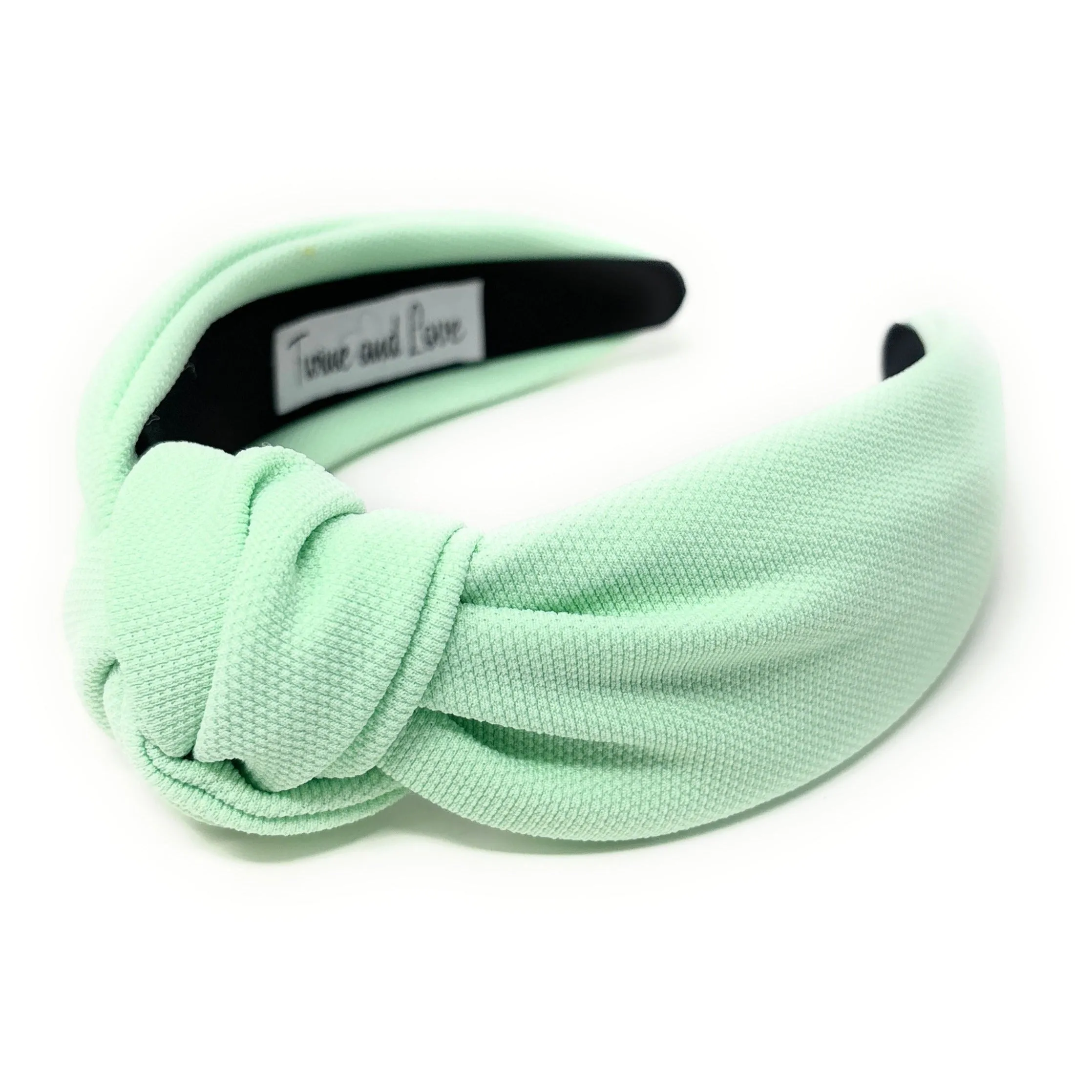 Mint Solid Color Knotted Headband