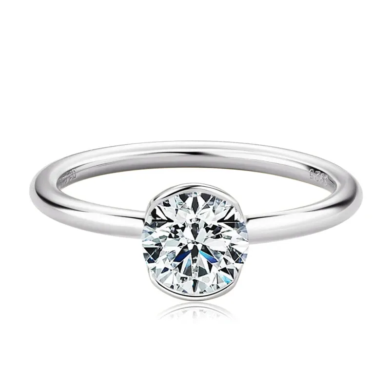 Moissanite Engagement Ring