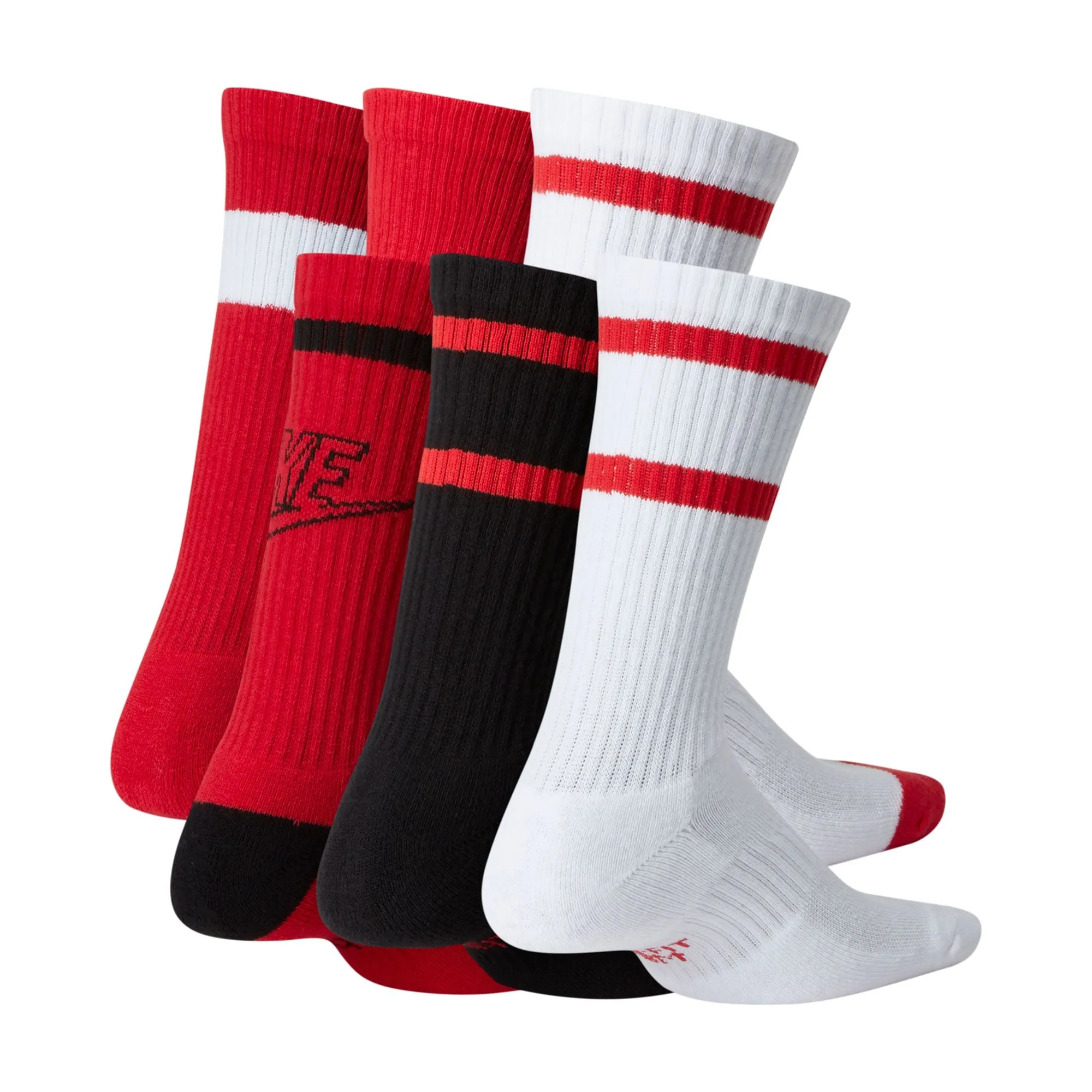 Nike Everyday Kids' Cushioned Crew Socks (6 Pairs)