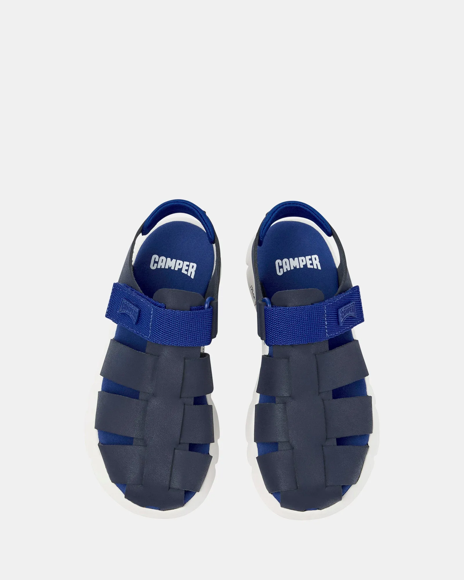 Oruga Sandal Youth Dark Blue/White