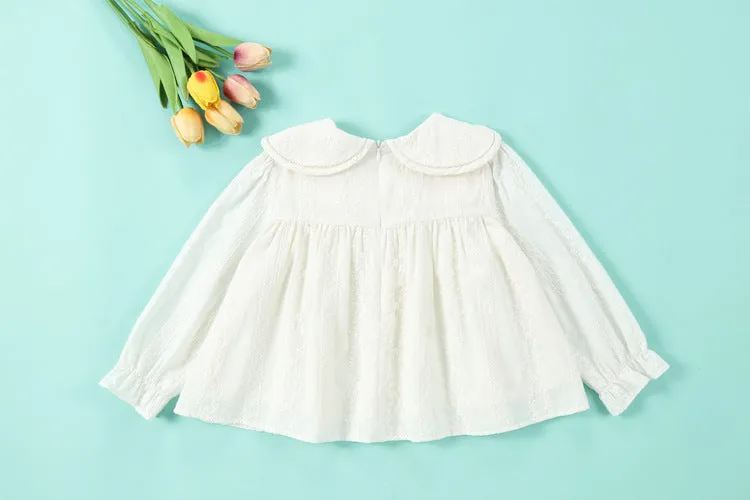 Petal Collar Baby&Girls Blouse