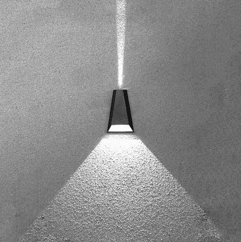 Pyramid Waterproof Wall Lamp