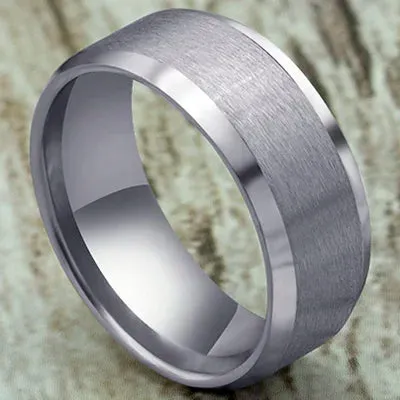 Ring Men 2023 Fashion Titanium Steel Black Classic Ring For Men Wedding Bands Male Jewelry