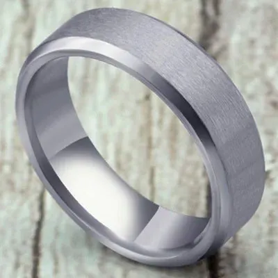 Ring Men 2023 Fashion Titanium Steel Black Classic Ring For Men Wedding Bands Male Jewelry