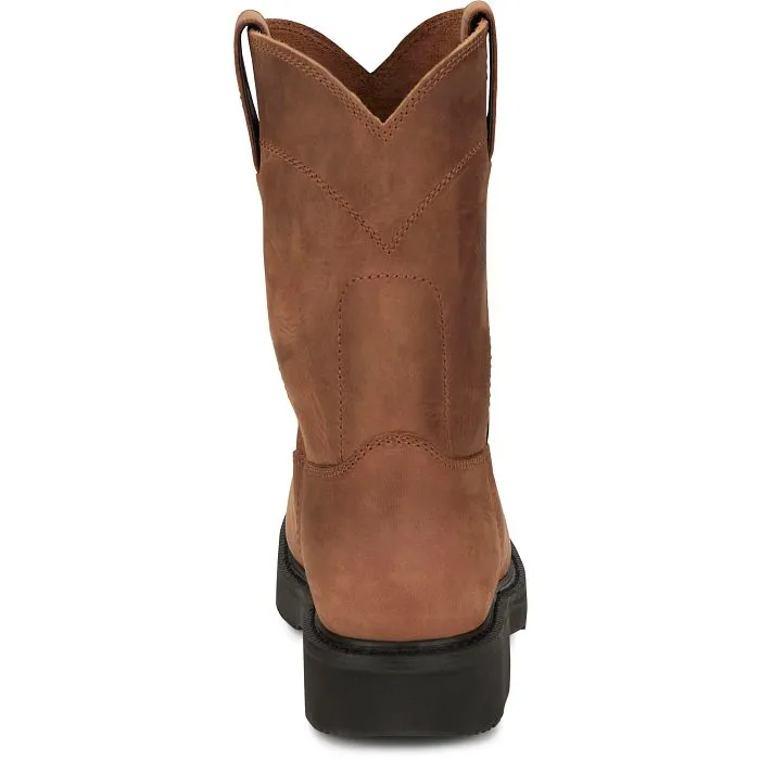 Round-Up 10" Round Steel Toe Work Boot by Justin