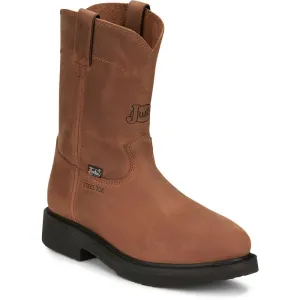 Round-Up 10" Round Steel Toe Work Boot by Justin