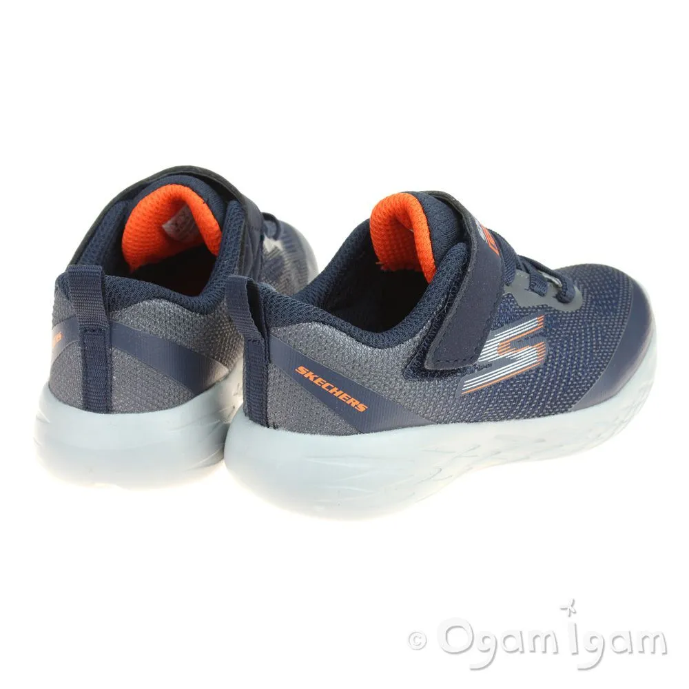 Skechers GoRun 600 Farrox Infant Boys Navy-Charcoal Trainer