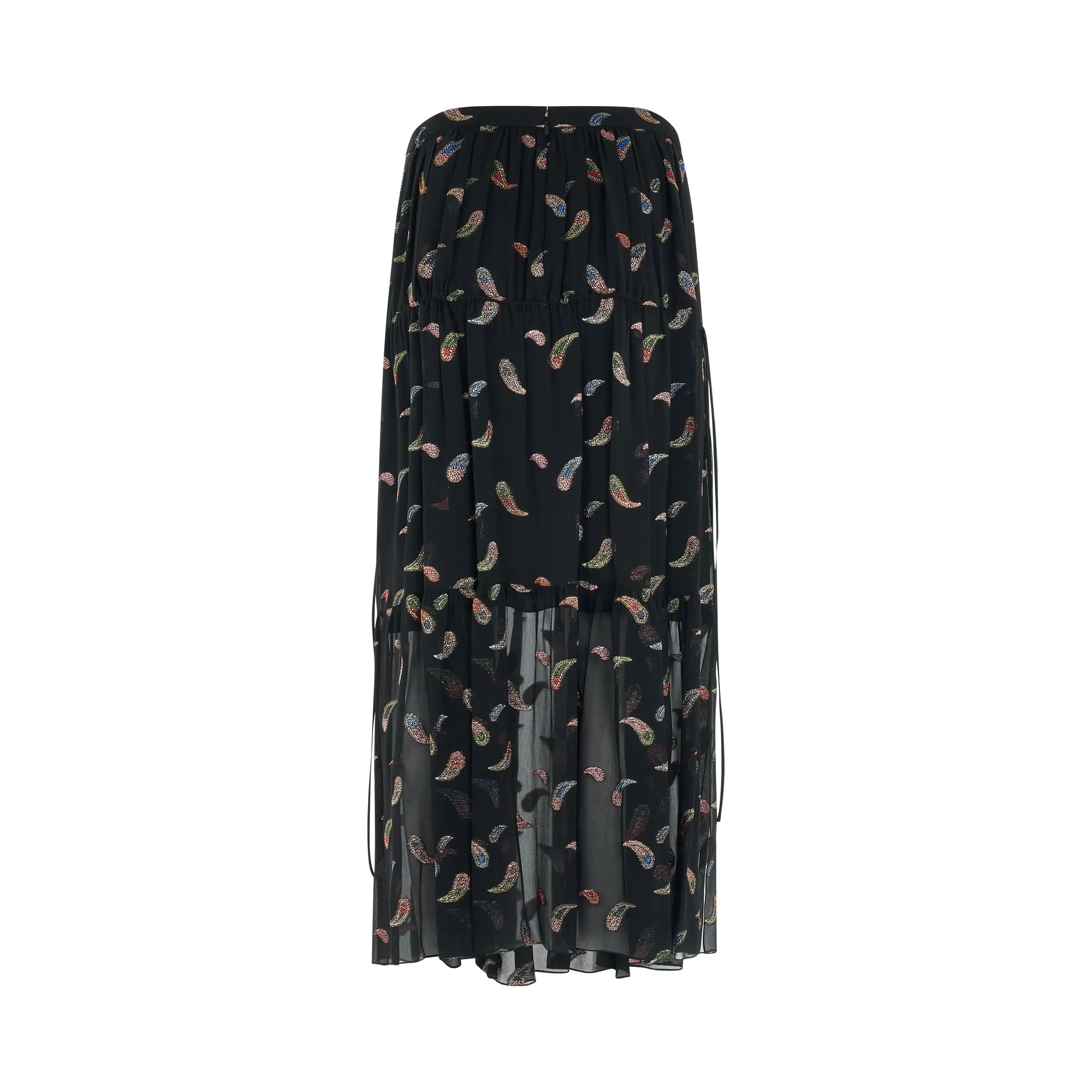 Skirt with Print in Black