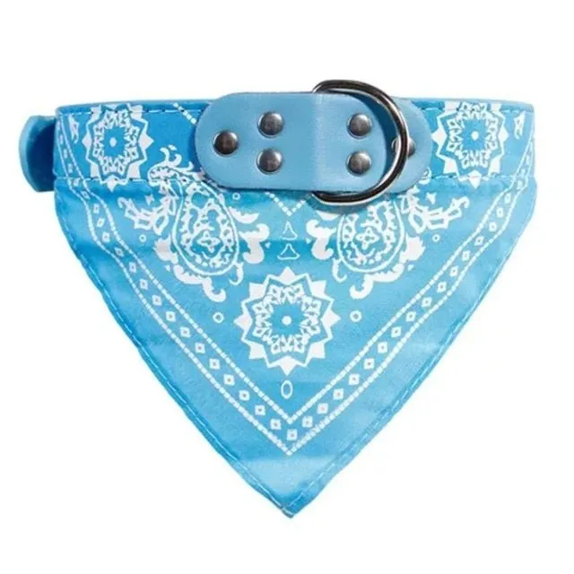 SUPREPET Adjustable Bandana Dog Collar - Fashionable & Comfortable Fit!