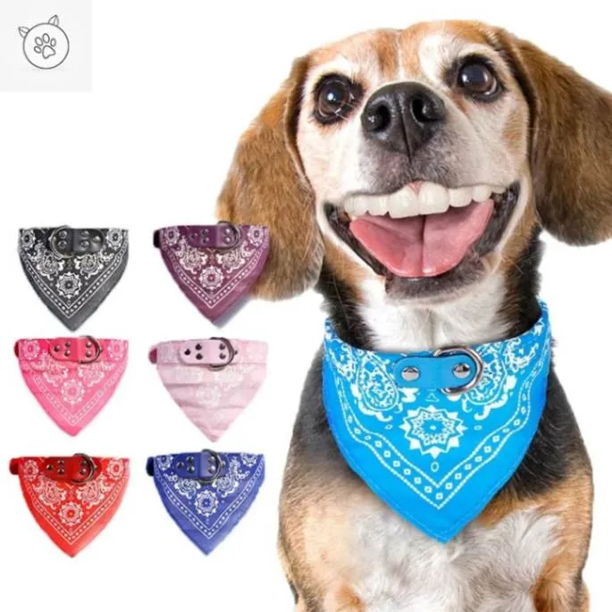 SUPREPET Adjustable Bandana Dog Collar - Fashionable & Comfortable Fit!