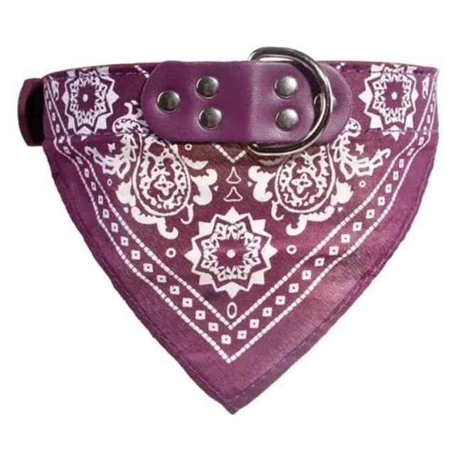 SUPREPET Adjustable Bandana Dog Collar - Fashionable & Comfortable Fit!