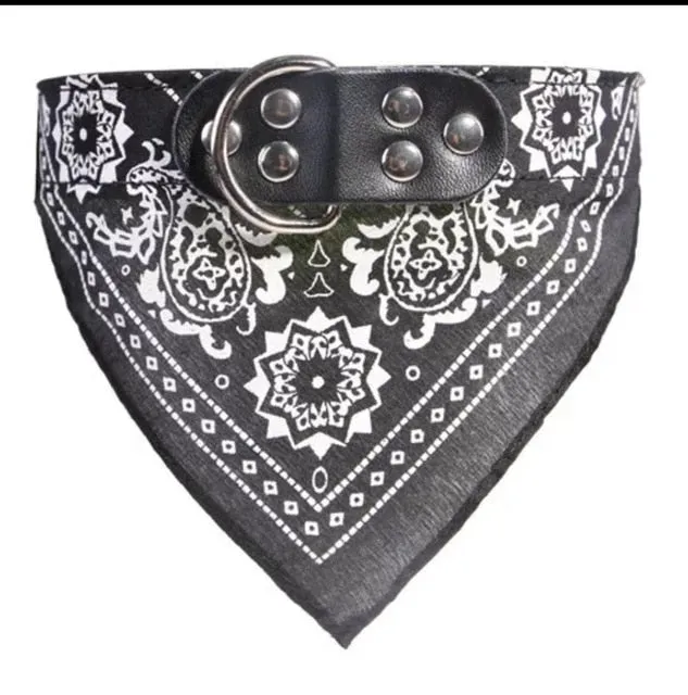 SUPREPET Adjustable Bandana Dog Collar - Fashionable & Comfortable Fit!