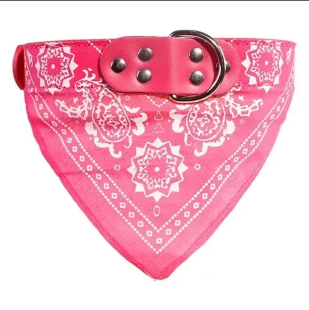 SUPREPET Adjustable Bandana Dog Collar - Fashionable & Comfortable Fit!