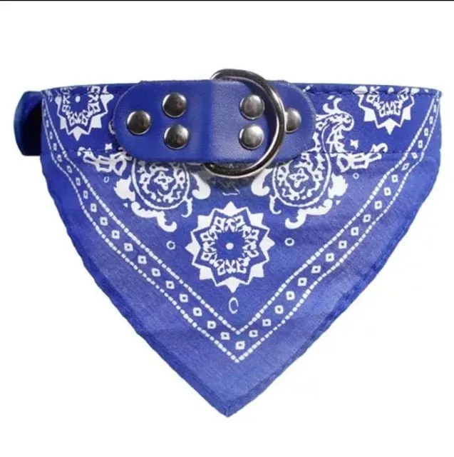 SUPREPET Adjustable Bandana Dog Collar - Fashionable & Comfortable Fit!