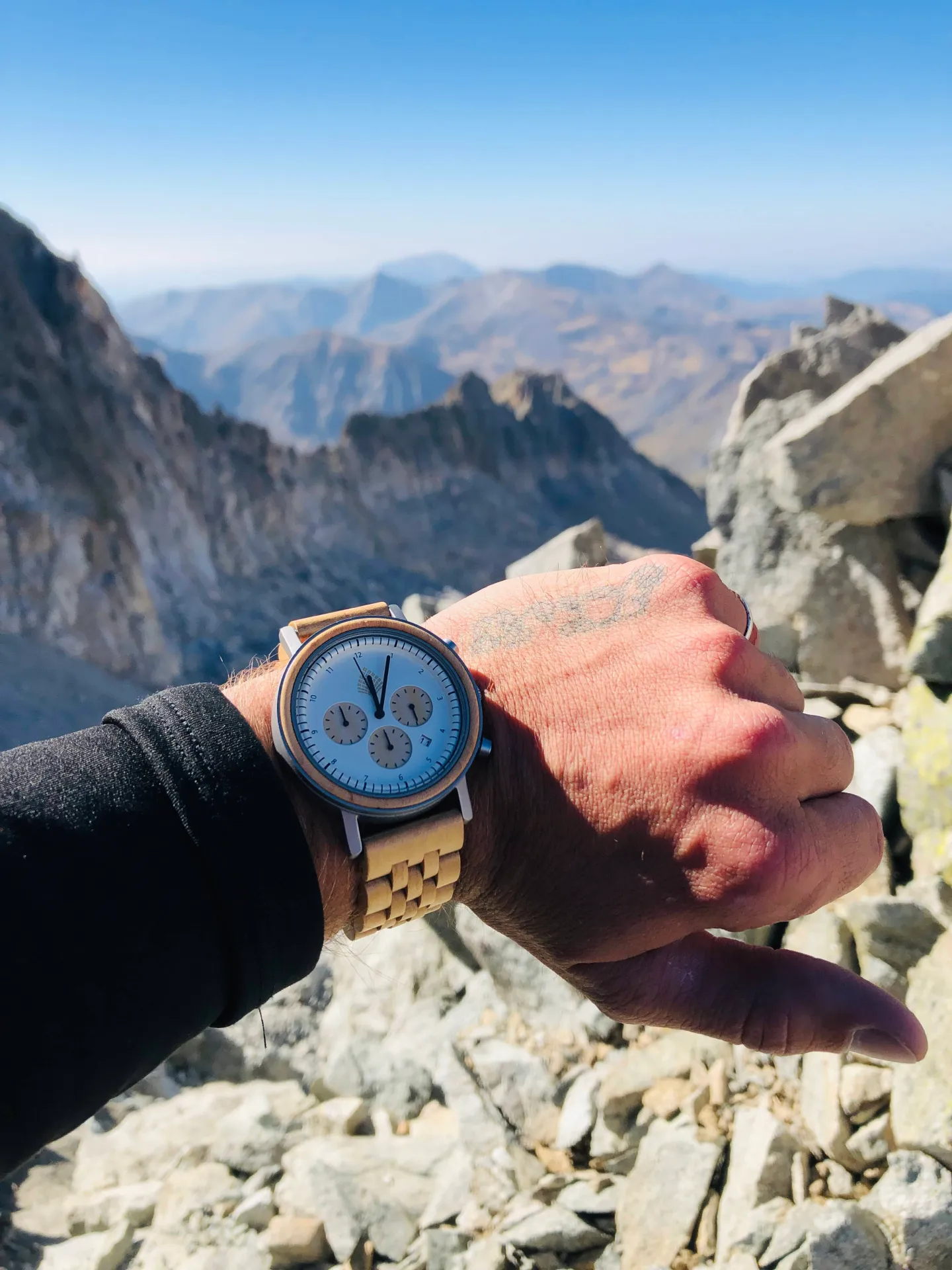 The White Cedar Watch - Eco-Friendly Recycled Maple Wood Chronograph | Handcrafted & Sustainable Timepiece