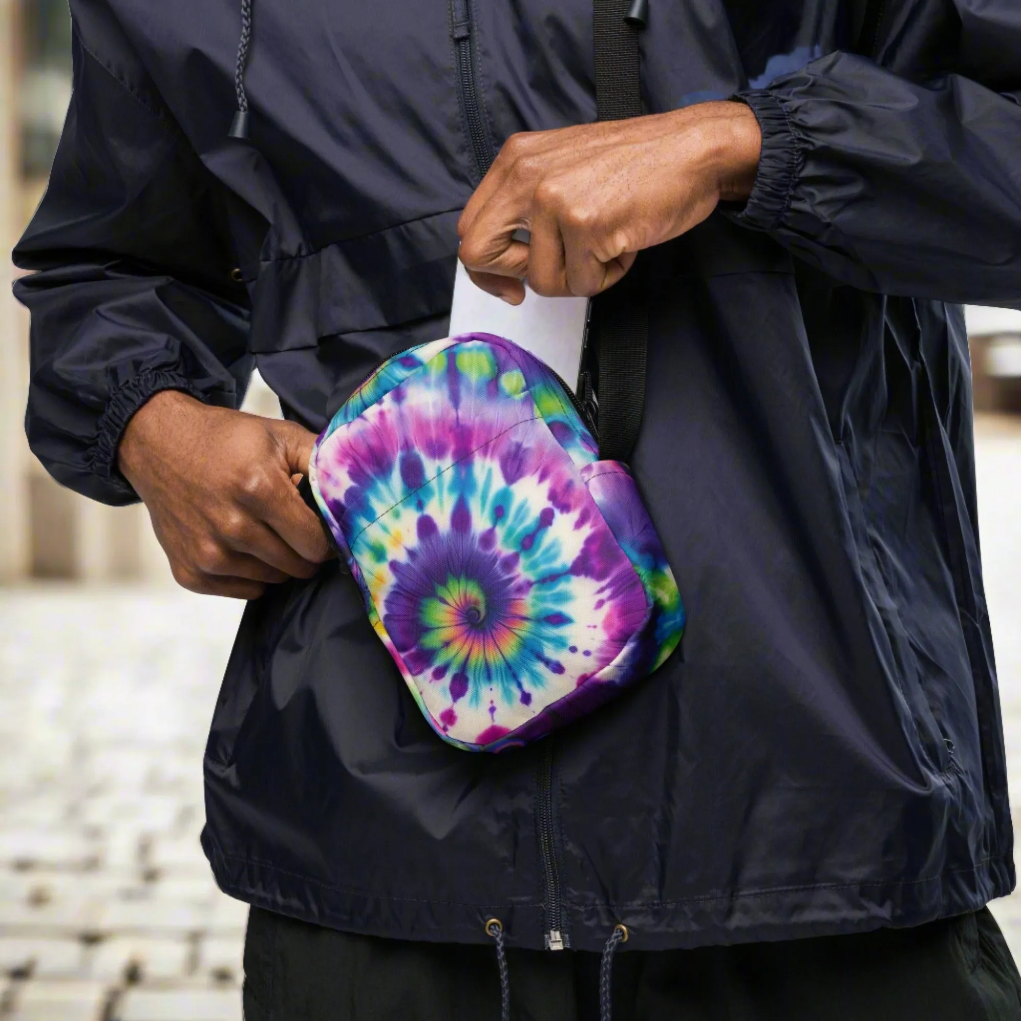 Utility Crossbody Bag Tie-Dye Adventure