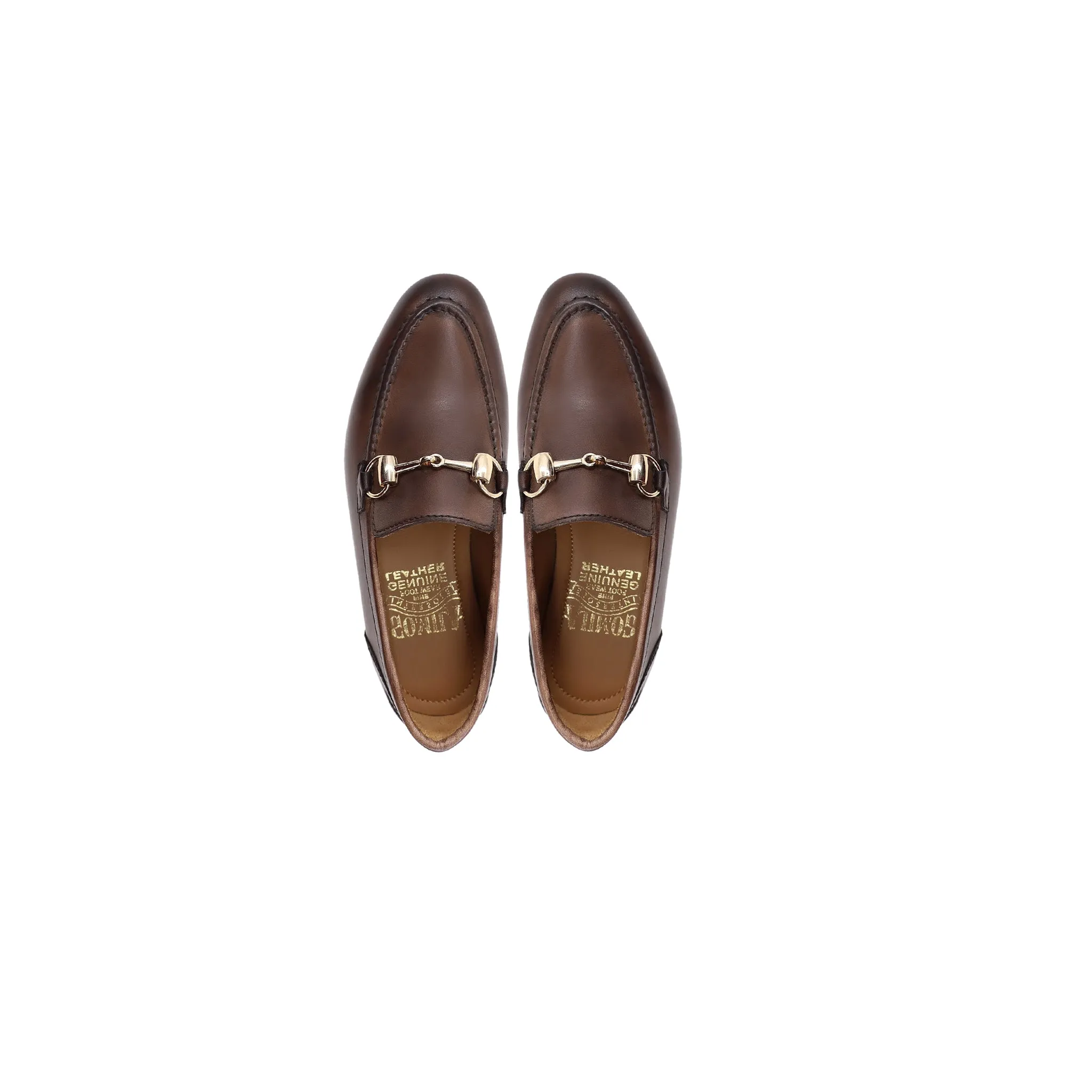 Wendy - Kid's Brown Calf Leather Loafer (5-12 Year's Old)