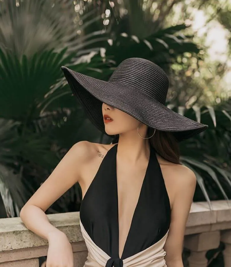 Wide Brim Floppy Beach Hat