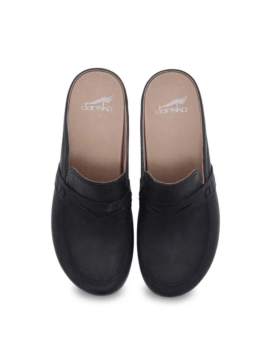 Women's Dansko Bel Color: Black Oiled Pull Up