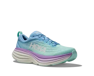 Women's Hoka Bondi 8 Color: Airy Blue / Sunlit Ocean