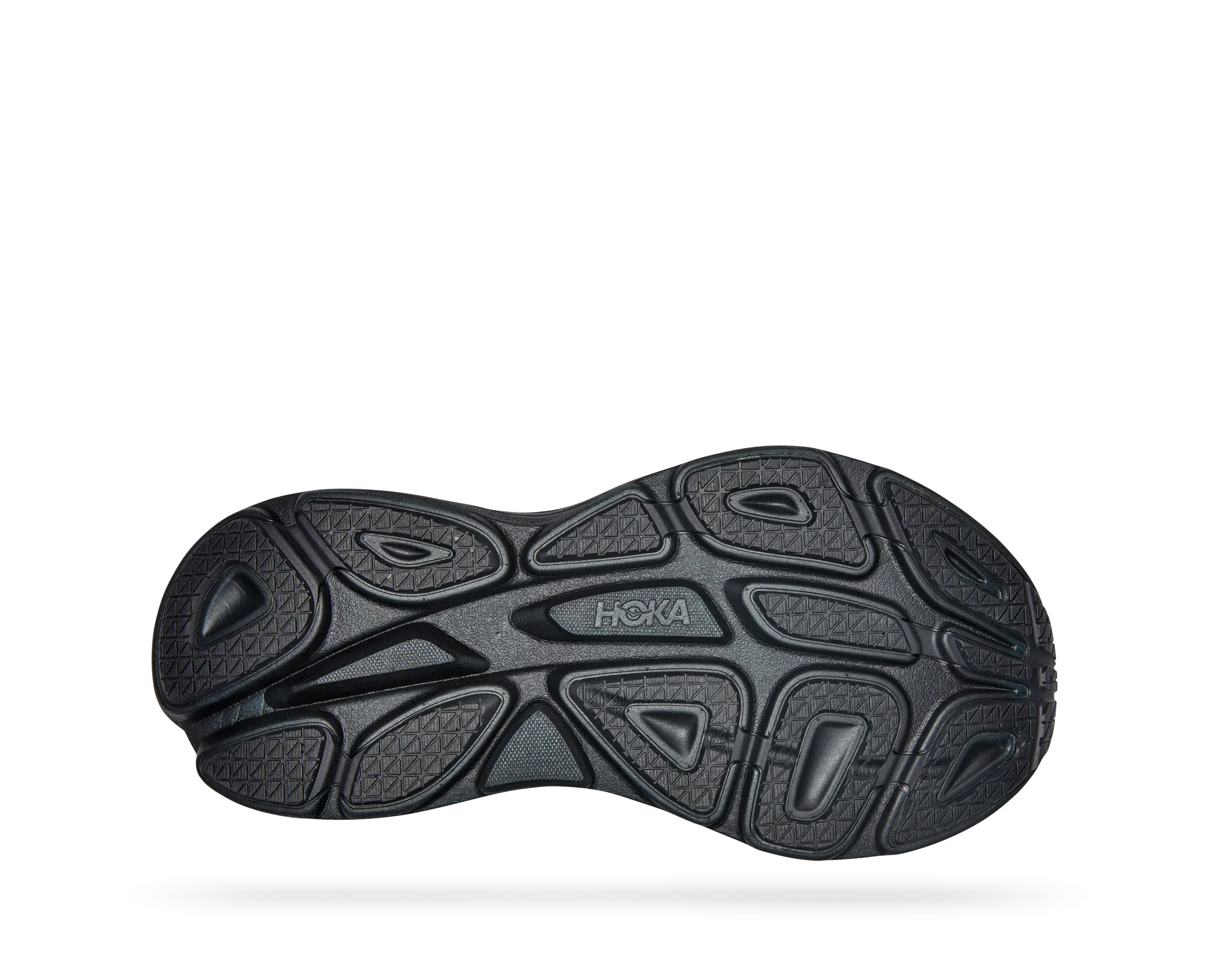 Women's Hoka Bondi 8 Color: Black / Black (WIDE WIDTH)