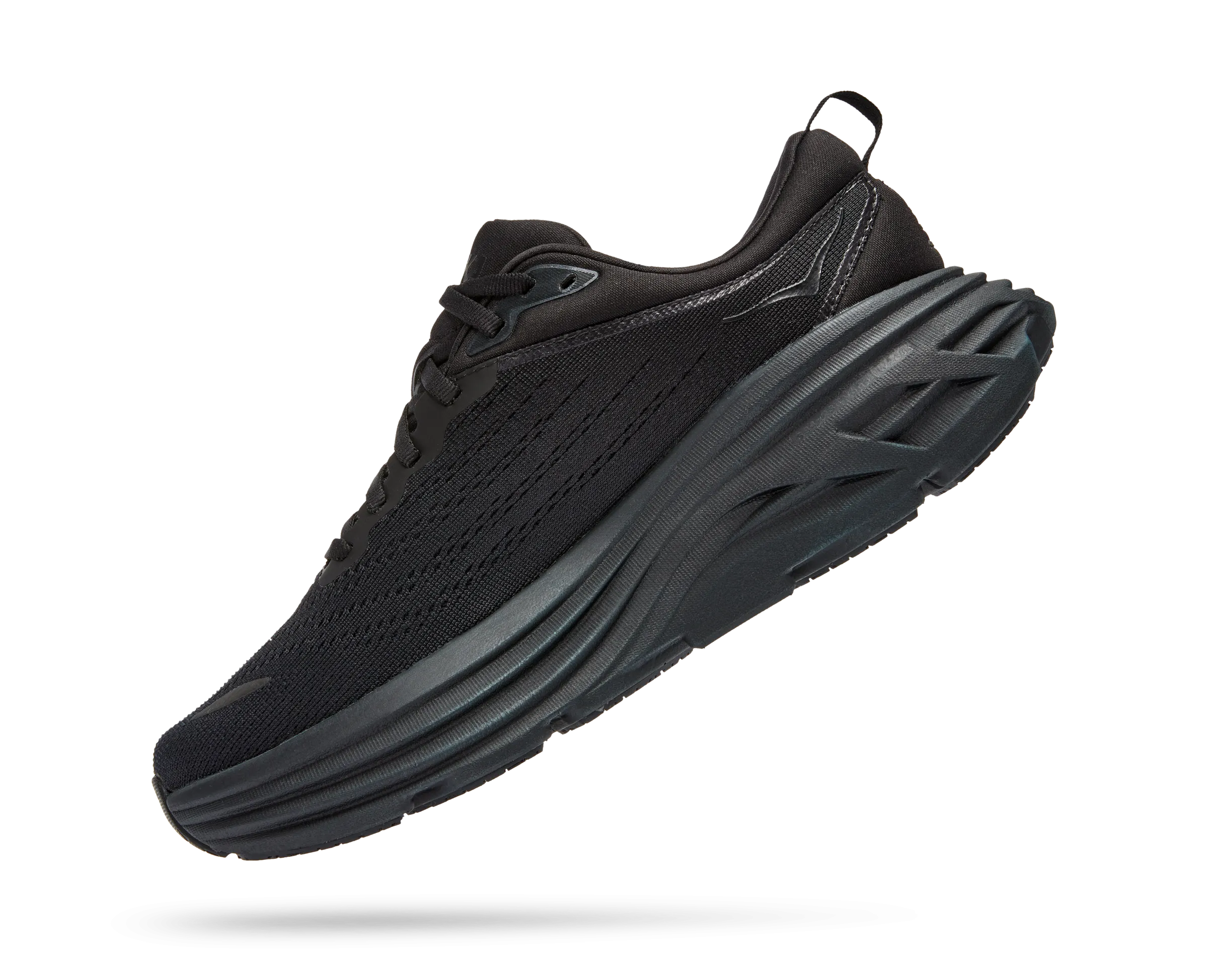 Women's Hoka Bondi 8 Color: Black / Black (WIDE WIDTH)