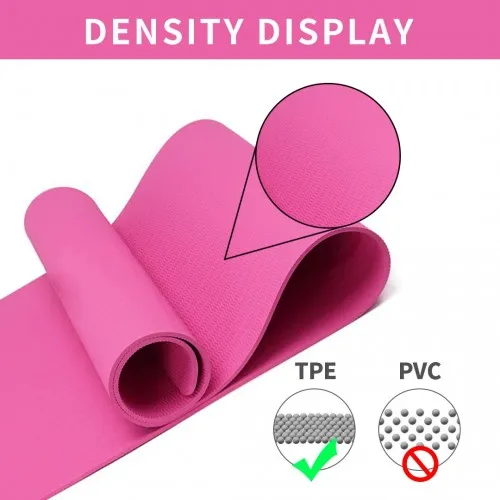 Yoga-1 Kono Non-slip TPE Yoga Mat - Plum | Eco-friendly, Odor-less & Comfortable for All Practices